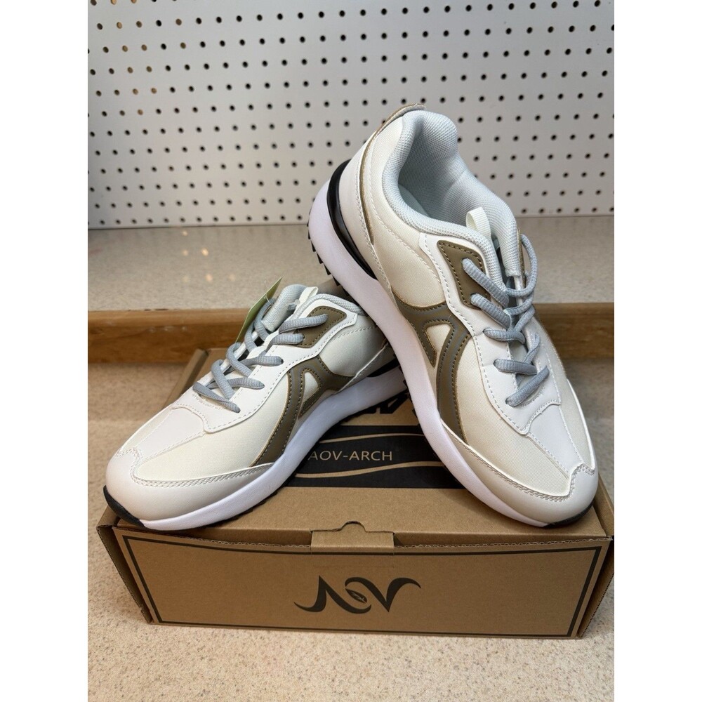 AOV Arch Support Women’s Running Shoes Size 8 Lightweight Walking Sneakers New